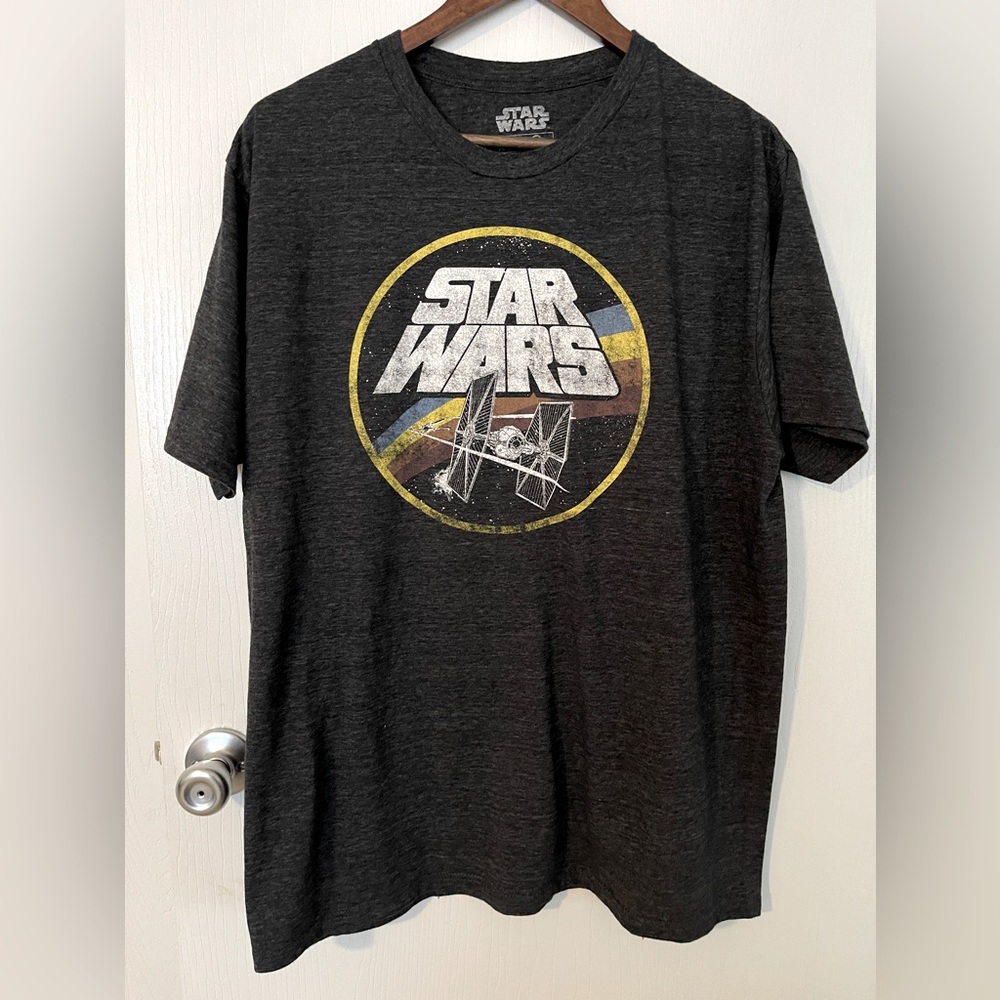 Star Wars Mad Men's Short Sleeve T-shirt Size XL Dark Grey